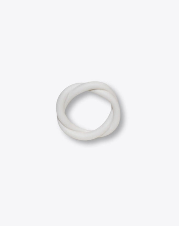 Ceramic Twist Napkin Ring | Rent