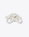 Ceramic Twist Napkin Ring | Rent