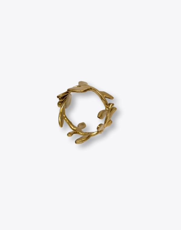 Olive Leaf Napkin Ring | Rent