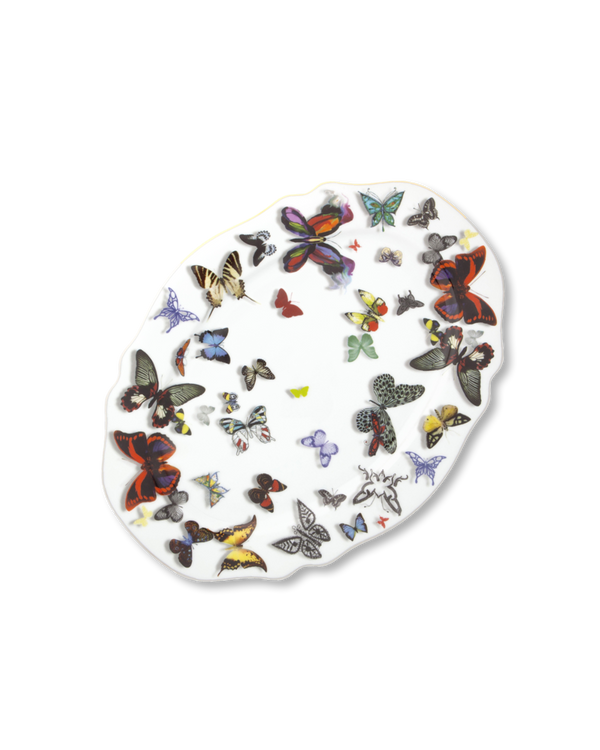 Butterfly Small Oval Platter