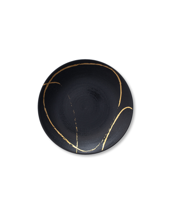 Eclipse Salad + Dessert Plate | Black