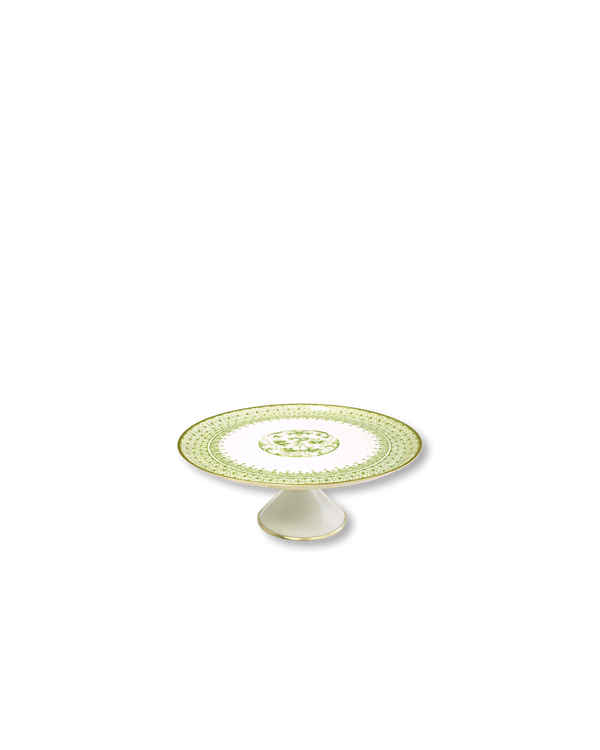 Lace Small Cake Stand | Apple Green