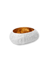 Matcha Desert Medium Bowl | White + Gold