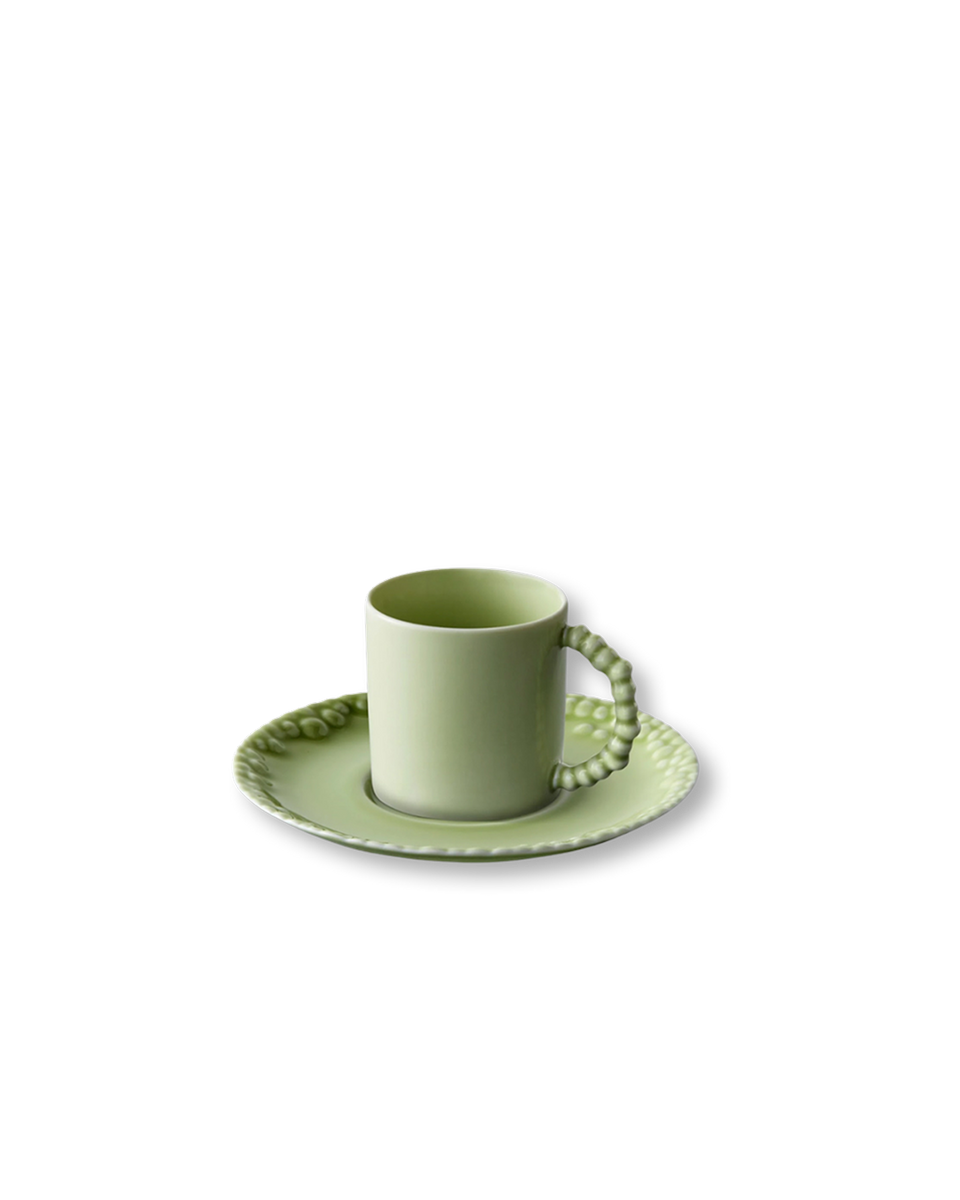 Matcha Espresso Cup + Saucer Maison de Carine