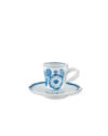 Oscar's Blue Coffee Cup + Saucer