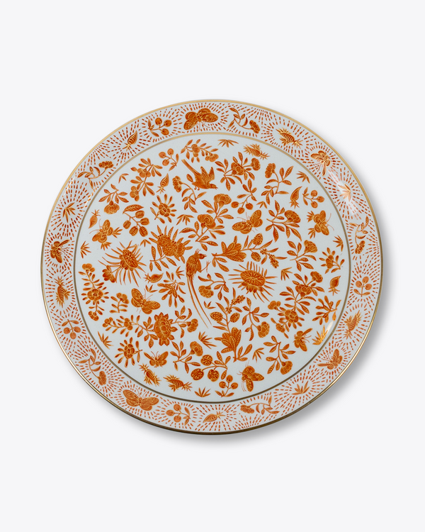Sacred Bird and Butterfly Cake Plate | Rent