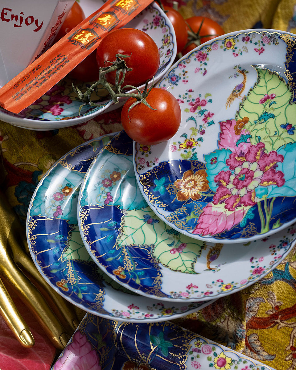 Tobacco Leaf Bread + Butter Plate