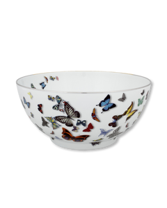Christian Lacroix Butterfly Salad Serving Bowl Vista Alegre at Maison de Carine add to Wedding Registry