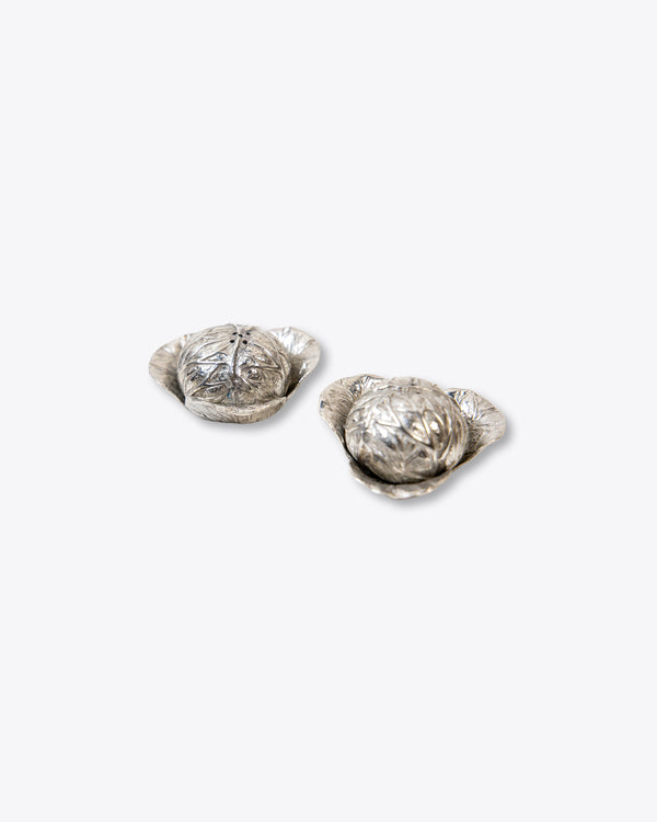 Cabbage Salt + Pepper Shaker | Silver | Rent