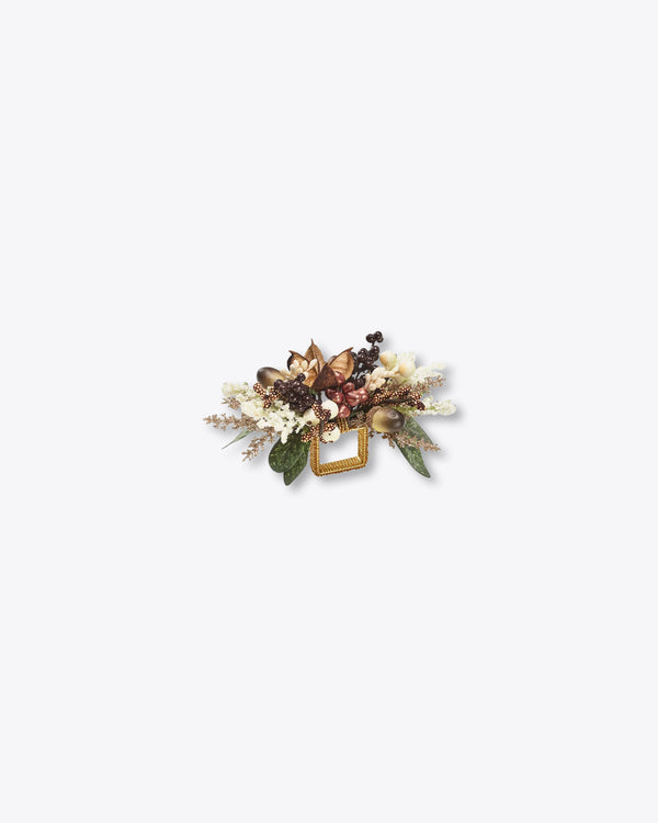 Countryside Napkin Ring Set 4pc