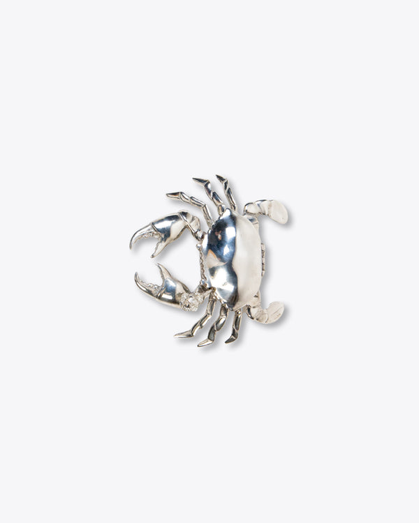 Crab Salt + Pepper Cellar | Silver | Rent