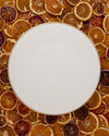 Croc Bijoux Dinner Plate | Rent | White