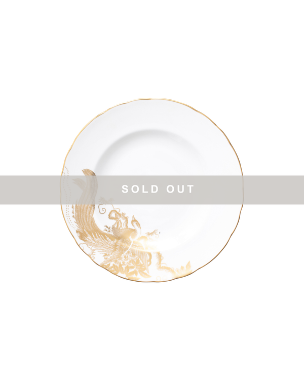 Gold Migration Dinner Plate