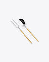 Domo Serving Set | Rent | Matte Gold