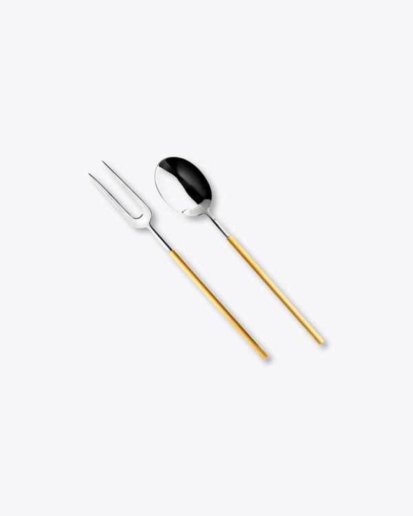 Domo Serving Set | Rent | Matte Gold