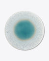 Droplet Flat Platter | Seafoam