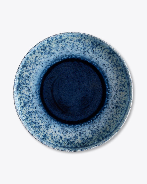 Droplet Lipped Platter | Royal Blue