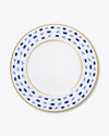 Flecks Charger Plate | Rent | Blue
