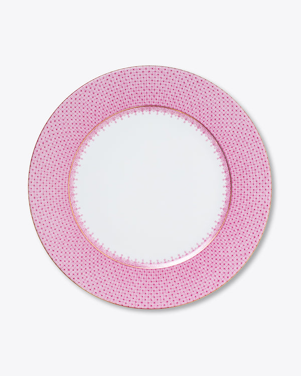Lace Charger Plate | Pink