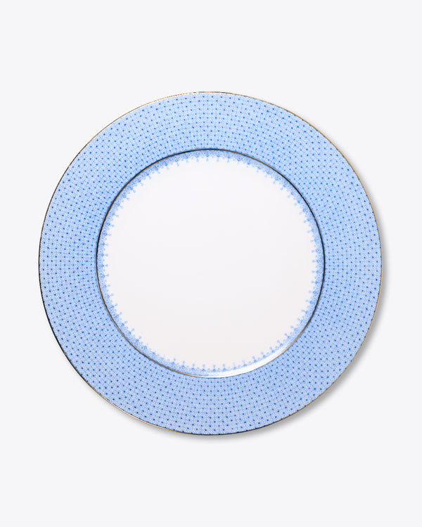 Lace Charger Plate | Cornflower Blue