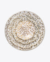 Olive Charger Plate | Rent | Gold