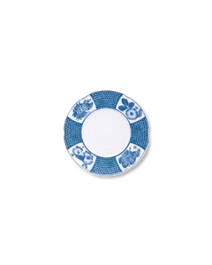 Exclusive Oscar de la Renta Blue and White Bread and Butter Plate Add to Wedding Registry