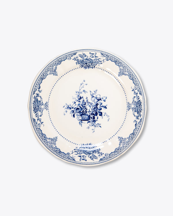 Petit Bouquet Dinner Plate | Rent | Blue