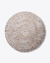 Rattan Charger Plate | Rent | White Washed