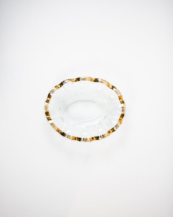 Ruffle Bowl | Rent | Gold