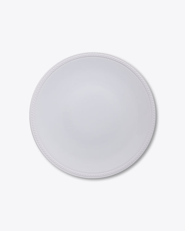 Soie Dinner Plate | Rent | White