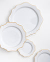 Houndstooth Dinner Plate | Rent