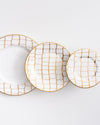Croc Bijoux Bread + Butter Plate | Gold | Set of 2