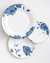 Blue Dahlia Charger Plate