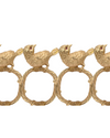 Gold Bird Napkin Ring, Set of Four