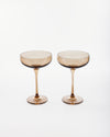 Angelou Coupe Set 2pc | Amber Smoke