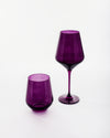 Angelou Wine Set 2pc | Amethyst