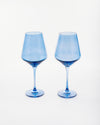 Angelou Wine Set 2pc | Cobalt Blue