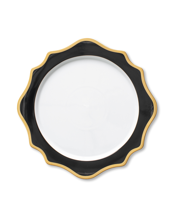 Anna's Palette Charger Plate | Black