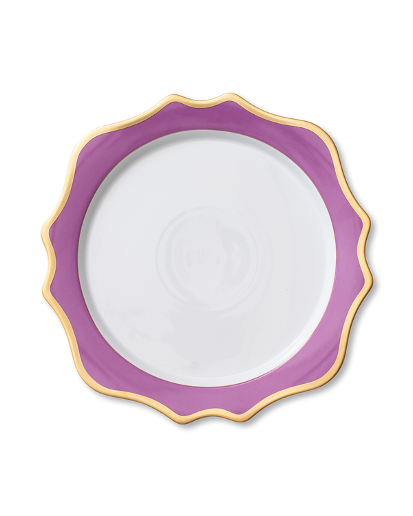Anna's Palette Charger Plate | Purple Orchid