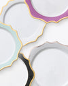 Anna's Palette Charger Plate | Rent | Purple Orchid