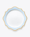 Anna's Palette Charger Plate | Rent | Sky Blue