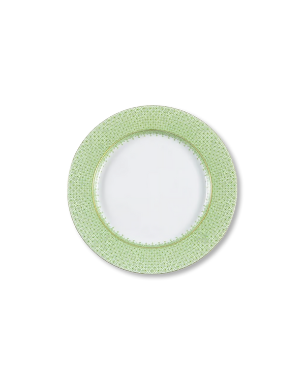 Lace Salad + Dessert Plate | Apple Green