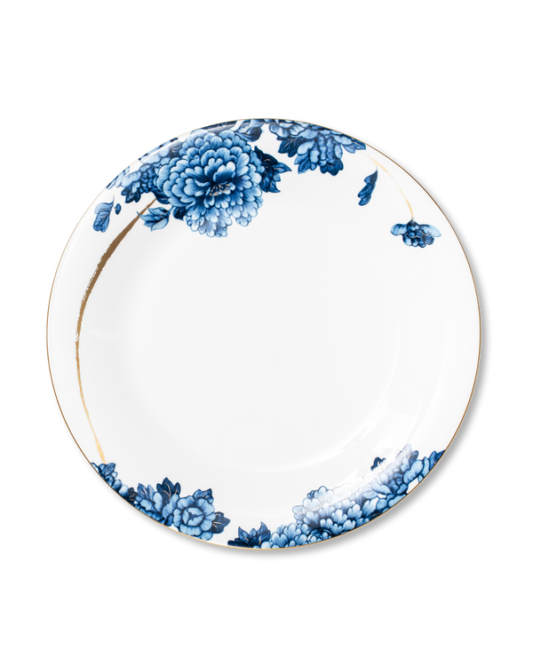 Blue Dahlia Charger Plate