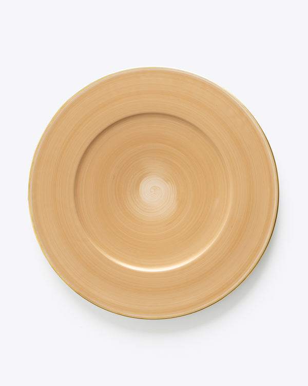 Brushed Charger Plate | Rent | Gold