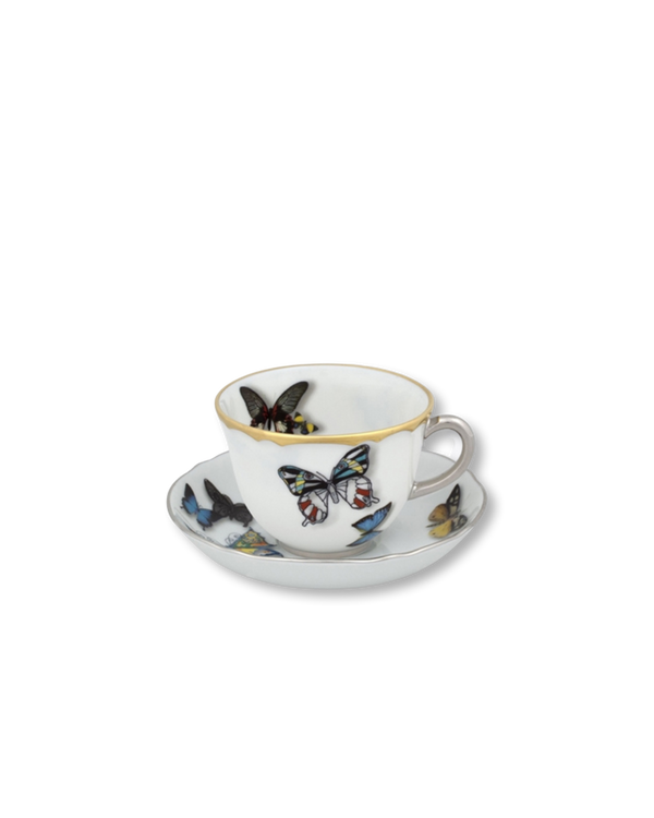 Butterfly Coffee Cup + Saucer