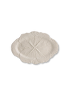 Cabbage Oval Medium Serving Platter | Beige