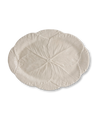 Cabbage Oval Large Serving Platter | Beige