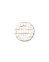 Croc Bijoux Bread + Butter Plate | Gold | Set of 2