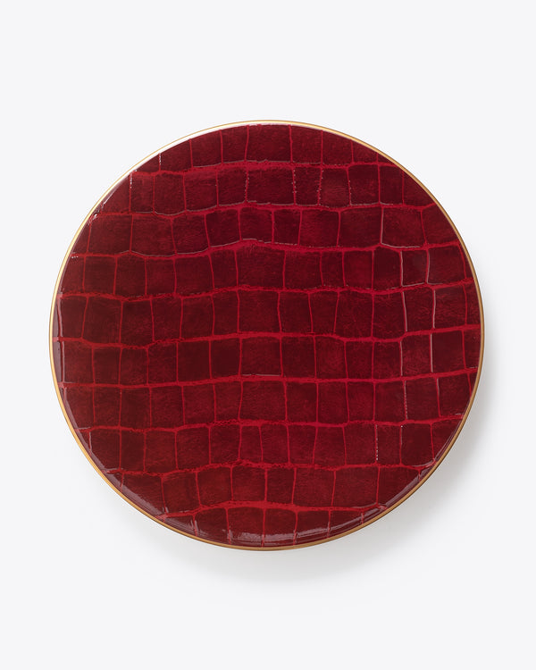 Croc Bijoux Charger Plate | Rent | Ruby