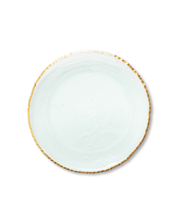 Edgy Dinner Plate | Gold